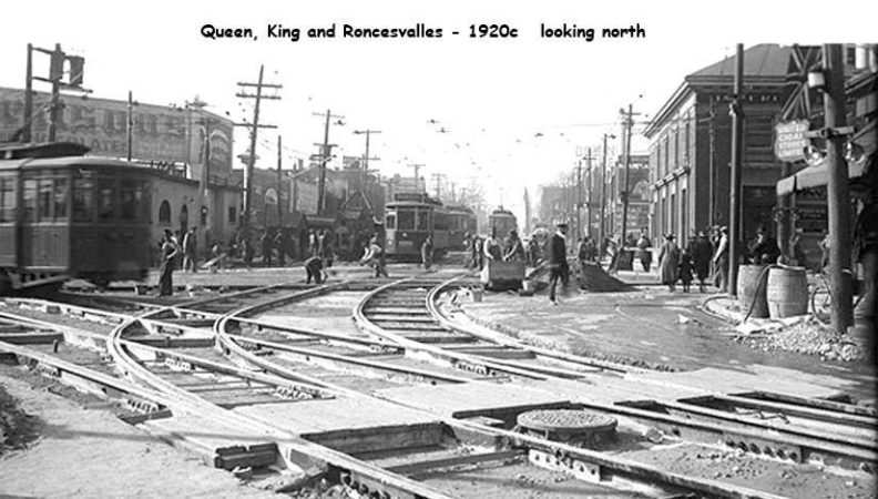 Roncy Queen King Intersection 1920