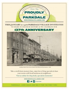 Parkdale Anniversary Posters 1 - Jan 2016