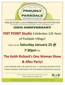 Parkdale Anniversary Posters - Fixt Point - Jan 2014