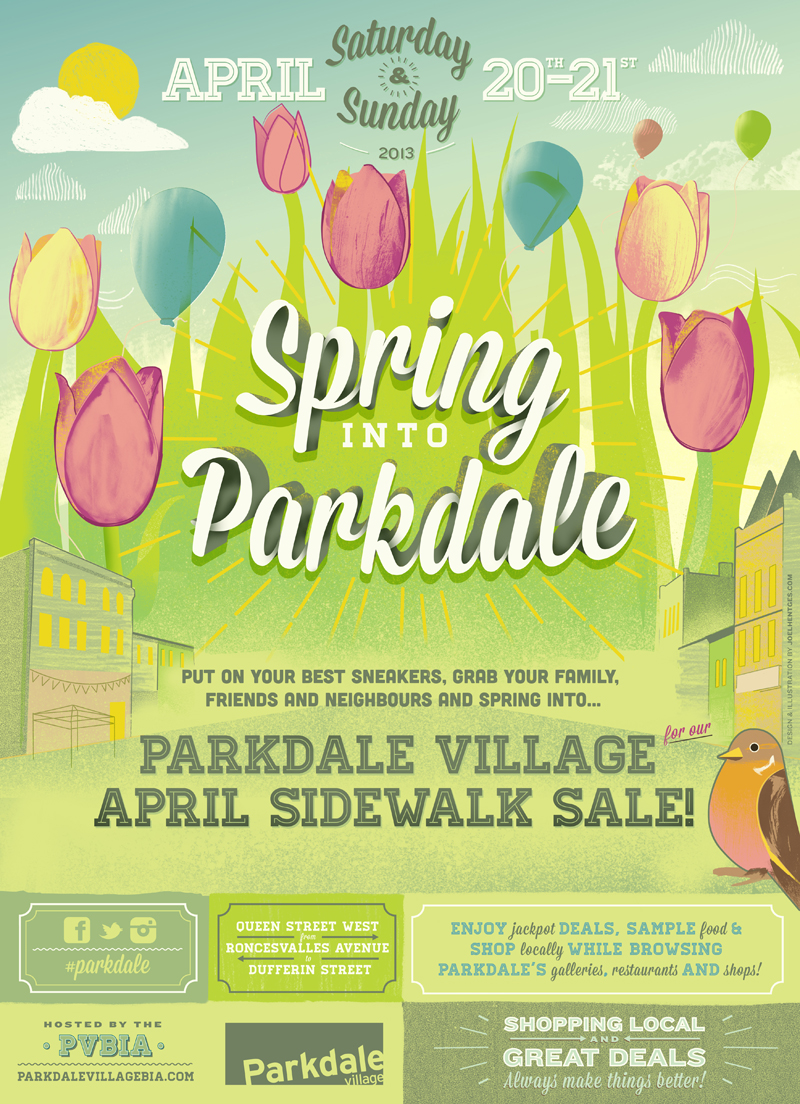 Spring into Parkdale 2013 - Small Poster